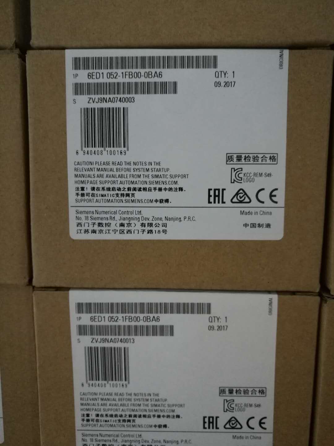  SIEMENS 6ED1 052-1FB00-0BA6