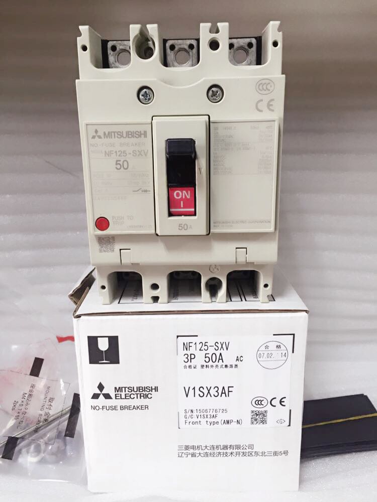  Mitsubishi NF125-SXV SP 3p 4p circuit breaker in stock 100% original and new