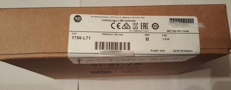  Allen Bradely 1756-L81E 1756-L71 module in stock 