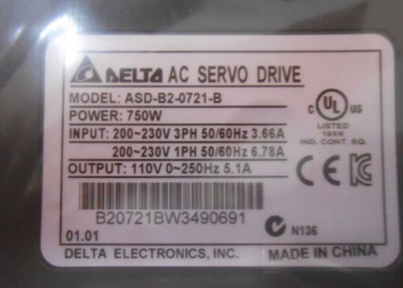  DELTA ASD-B2-0721-B