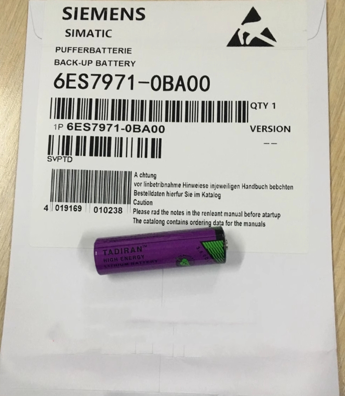  SIEMENS 6ES7971-0BA00 BATTERY